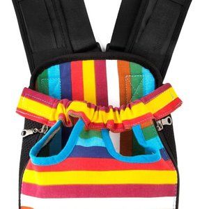 Hands-Free Adjustable Pet Puppy Cat Backpack Carrier for Walking Hiking Bike and